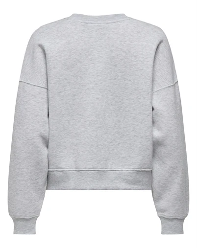 Only - ONLBest Crew Neck Sweatshirt - Light Grey Melange